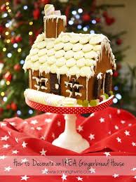How To Decorate An Ikea Gingerbread House Kit Recipe Ikea Gingerbread House Gingerbread House Kits Gingerbread