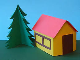 Maybe you would like to learn more about one of these? Papierhaus Basteln Basteln Gestalten