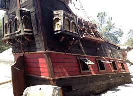 Build a backyard pirate ship playhouse. Ahoy Me Mateys Get A Pirate Ship Playhouse For Your Backyard Pee Wee S Blog In 2020 Pirate Ship Playhouse Play Houses Pirate Ship Playhouse Backyards
