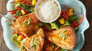 Teriyaki Tuna Steaks Recipe Tuna Steak Recipes Healthy Entrees Tuna Steaks