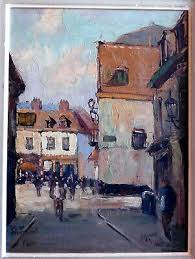 LISTED ITALIAN MARIO MARINELLI (1906-) FINE ORIGINAL OIL PAINTING