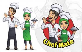 Beres sudah tugasan dari noormadiah hassan. Cartoon Couple Muslim Chef Couple Cartoon Chef Logo Cartoon