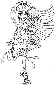Rock and roll coloring pages. Free Printable Monster High Coloring Pages For Kids