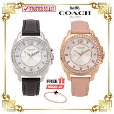 Check spelling or type a new query. Authentic Free Bracelet Coach Women S Watch Pink Leather Rose Gold Jam Tangan Wanita Boyfriend 14503151 14503152 Shopee Malaysia