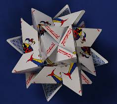 Collect all the old greeting cards and place them together. 12 Card Star George Hart