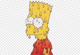 Bart Simpson Homer Simpson Drawing Graphics Bart Simpson Food Hand Png Pngegg