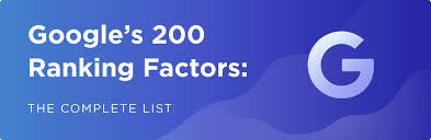 Googles 200 Ranking Factors The Complete List 2019