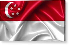 One above, that is red, and one below which is singapore's flag represents its statehood, and thus, it was imperative for the cabinet to make. Singapore Flag Acrylic Print By Nomonkey B