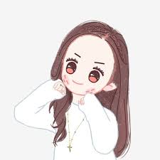Hand Drawn Cartoon Long Hair Beauty Girl Sueter Blanco Con Collar Ly Png Y Psd Para Descargar Gratis Pngtree In 2020 How To Draw Hands Long Hair Styles Cartoon Clip Art