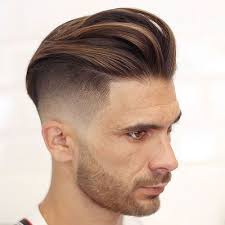 Long Textured Slicked Back Hair Undercut Fade Haircuts For Men Mens Hairstyles Cool Haircuts