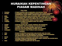 ◊ berasaskan persetujuan orang islam dan lima (5) prinsip keadilan dalam piagam madinah yang diaplikasikan dalam sistem perundangan di malaysia. Bab 5 Kerajaan Islam Di Madinah Berikan Isi