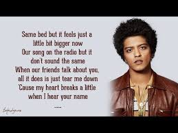 Mmm, too young, too dumb to realize. When I Was Your Man Bruno Mars Letra