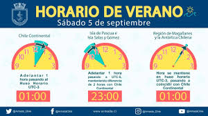 Se lleva a cabo el cambio de hora, por lo que la mayoría de las regiones de chile ingresan al horario de verano. Se Inicia El Horario De Verano Armada De Chile