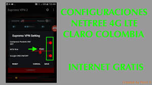 Exclusive android mods by pmt: Configuraciones Supremo Vpn Para Claro Colombia Nuevo Trick