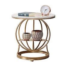 Light Years Round Marble Side Table Bedside Table Metal Coffee Table Sofa Side Marble Side Table Round Marble Round Coffee Table Simple Side Tables Bedroom