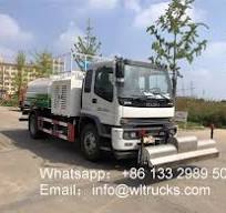 ISUZU ftr 10 ton high pressure cleaning truck - fuel truck ...