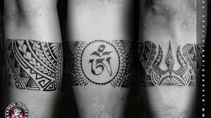 One can vouch for my platform as it is perfect interface for the body,mind and soul. Om With Trishul Armband Tattoo Best Tattoo Studio In India Black Poison