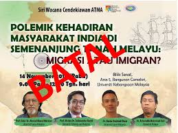 Start by marking sejarah masyarakat india di malaysia as want to read sebagai satu daripada kumpulan utama dalam masyarakat di malaysia, orang india mempunyai jaluran sejarah yang panjang dan cukup unik dalam konteks perkembangan negara ini. Malaysiakini Ukm Forum Organiser Nixes Indian Migration Title Says Criticism Was Premature