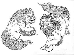 Foo dogs are often represented with an open maw, their paw resting on a sphere, symbol of the buddhist law or heaven. 100 Foo Dog Ideas Foo Dog Foo Dog Tattoo Japanese Tattoo