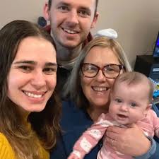 Covid: 'I've finally held my beautiful first grandchild in America'