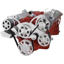 Serpentine Conversion Kit For Chevy 283 350 400 Ac Power Steering