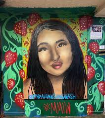 Second piece for #artonbarton dedicated to Autumn Shaganash, who's been  missing since June of last year. Autumn is a cousin of a good friend, and  she and her family have been tirelessly