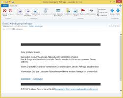 Öffnen sie das kündigungsformular in ihrem. Konto Kundigung Anfrage Von Telekom Judit Tovizi T Online De Ist Phishing Vorsicht E Mail
