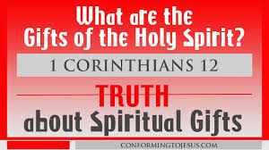 holy spirit in 1 corinthians 12
