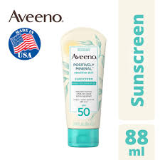 Let's share what mineral sunscreens we use. Aveeno Positively Mineral Sensitive Skin Sunscreen Spf 50 88 Ml Shopee Malaysia