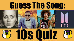 Guess The Song 10s Quiz Youtube