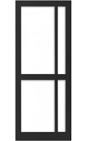 Search all products, brands and retailers of tempered glass internal doors: Internal Black Fully Finished Industrial 4l 95mm Stile Door With Frosted Glass Vertical Right Industrial Style Bespoke Internal Doors A Wood Idea