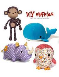 Diy Fluffies Pattern And Sewing Kit Giveaway See Kate Sew Sewing Stuffed Animals Sewing Toys Sewing Projects