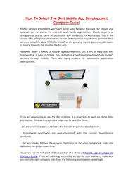 Find unbiased ratings on user satisfaction, features, and price based on the most reviews available. How To Select The Best Mobile App Development Company Dubai