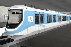 Une rame grandeur nature pour d&eacute;couvrir le design du futur m&eacute;tro du Grand  Paris - Le Parisien