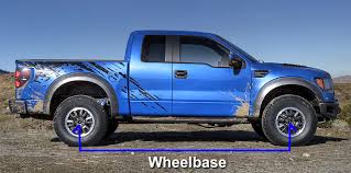 Ford Truck Van Suv Wheelbase Chart Blue Oval Trucks