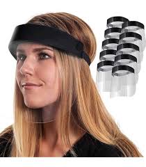 SB Components Safety Pack of 10 Reusable Face Shield with Glasses Face  Visor Transparent Anti-Fog Film Protects Eyes and Face : Amazon.com.au:  Health, Household & Personal Care