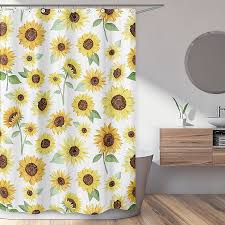 Choose from contactless same day delivery, drive up and more. Sweet Jojo Designs Sunflower Shower Curtain In Yellow Green Bed Bath Beyond