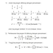 Bayangan yang dipantulkan bersifat maya ataupun nyata, tergantung pada jarak dan letak benda yang ada di depan cermin itu. Lensa Cekung Pengertian Rumus Fungsi Pembagian Contoh