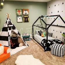 Toddler Bed House Bed Children Bed Wooden House Tent Bed Etsy In 2021 Boy Toddler Bedroom House Frame Bed Kids Bed Frames