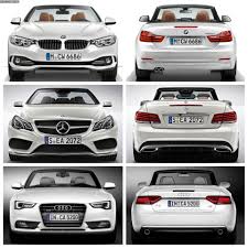 Bmw 4 Series Convertible Vs Mercedes Benz E Class Vs Audi A5 Convertible Audi A5 Convertible Bmw Bmw 4 Series