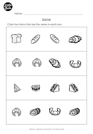 Free Same And Different Worksheet For Pre K Pre Kindergarten Math Preschool Math Printables Kindergarten Worksheets