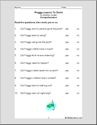 Get fast, free shipping with amazon prime. Froggy Learns To Swim Primary Book I Abcteach Com Abcteach