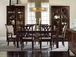 Our fabric dining chairs, leather dining chairs, and wooden dining chairs can refresh your dining room and make mealtimes all the more magical. Hooker Furniture Palisade Dining Room Set Hoo518375200set