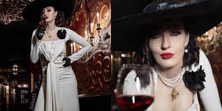 See over 193 alcina dimitrescu images on danbooru. The Resident Evil Tall Lady Comes To Life Thanks To A Former Olympian S Cosplay The Verge