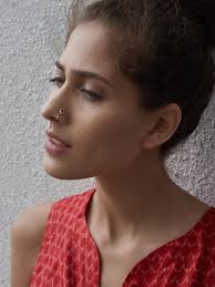 Buy Red Silver Toned Nose Ring Online At Theloom Nose Ring Online Nose Ring Silver Nose Ring