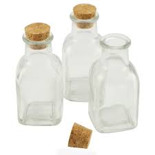 These beautiful and stylish jars will look this set of apothecary glass food storage jars have airtight lids and are ideal for use in the. Fine Favor Jars With Cork Stoppers By Celebrate It At Michaels