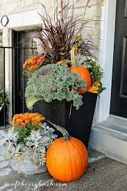 Great savings & free delivery / collection on many items. 22 Beautiful Fall Planters For Easy Outdoor Fall Decorations A Piece Of Rainbow