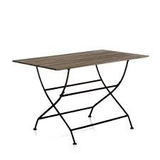 Les plateaux de ce genre de table sont la plupart en verre, ce qui. Table Pliante En Fer Forge Et Acacia Naturel Vieilli Noir Montego Les Tables De Jardin Meubles De Jardin Tous Les Meubles Dec Mobili Con Pallet Mobili