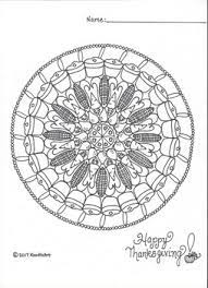 Behold our free printable mandala coloring pages! Thanksgiving Mandala Coloring Page By Noodlzart Tpt