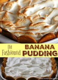 Old Fashioned Banana Pudding Homemade Banana Pudding Recipe Banana Pudding Desserts Homemade Banana Pudding